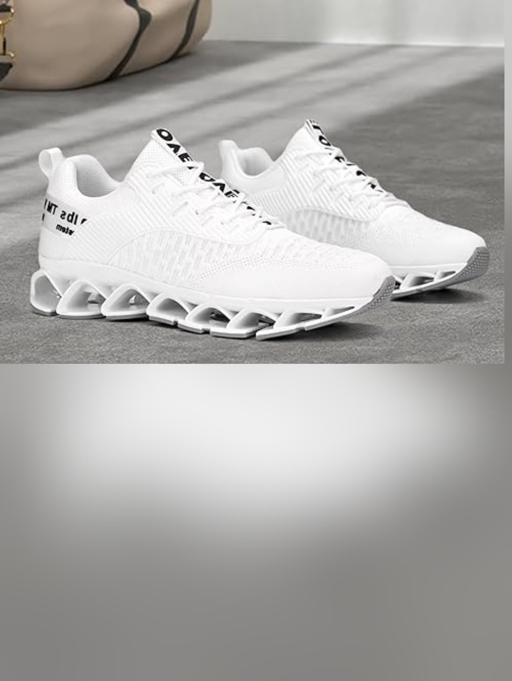 Women Creamy White Athletic Mesh Runner